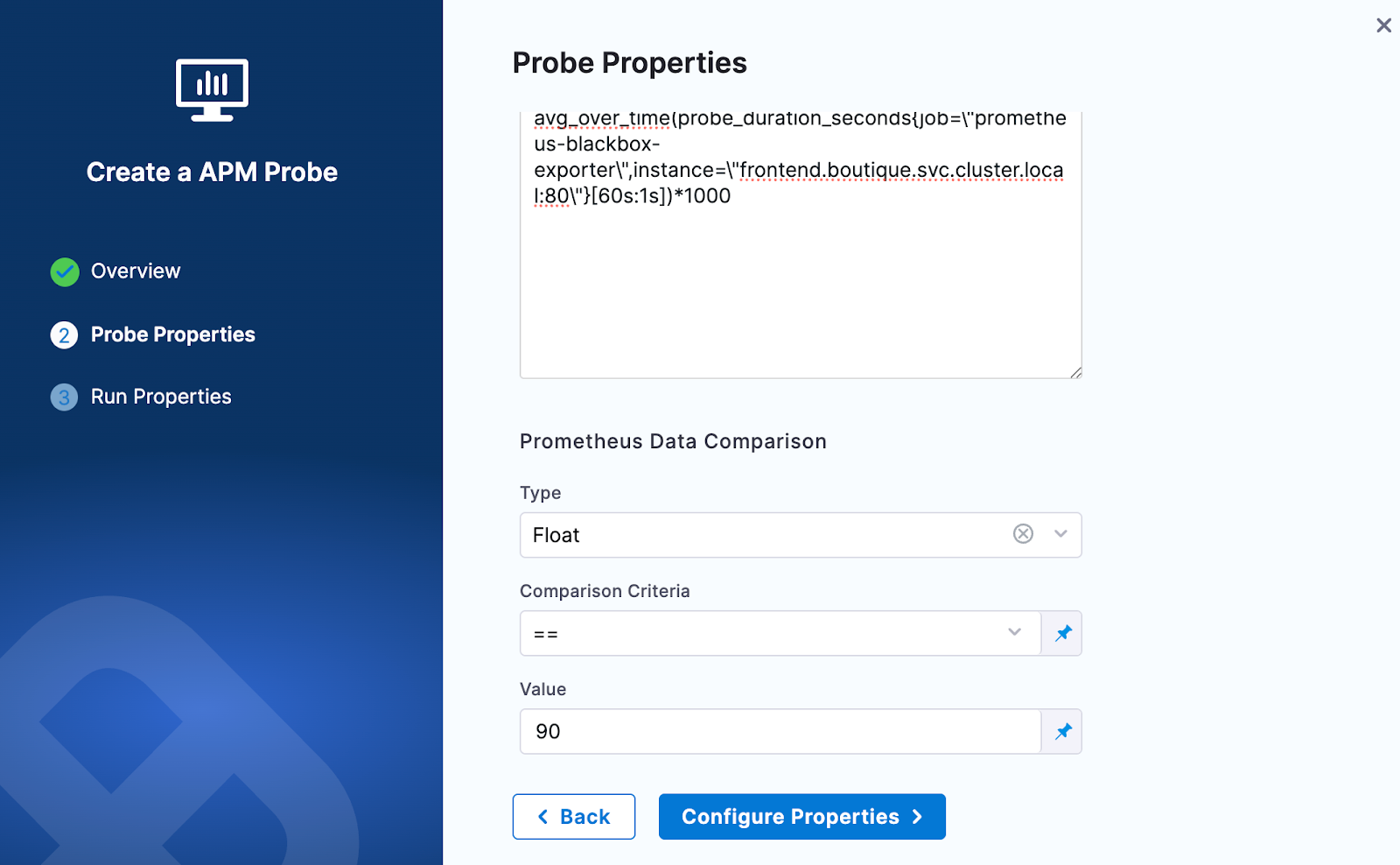 Prometheus Data Comparison